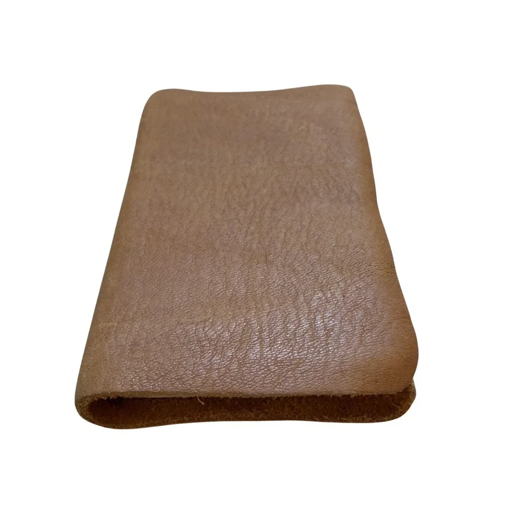 Paul's Leather Co ESV Pocket Bible New Testament Psalms Proverbs Tan Leather Yap